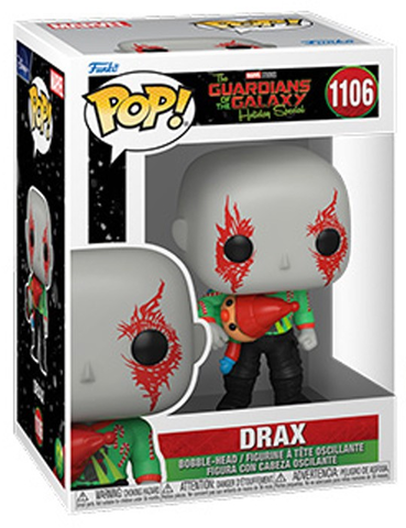 Figurine Funko Pop! N°1106 - Les Gardiens De La Galaxie : Holiday Special - Drax